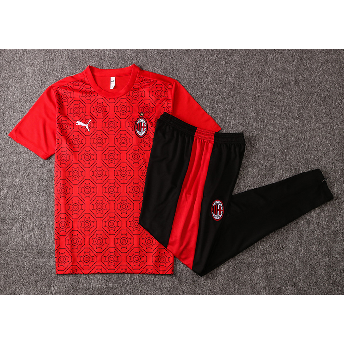 Chandal del AC Milan Manga Corta 2020-2021 Rojo